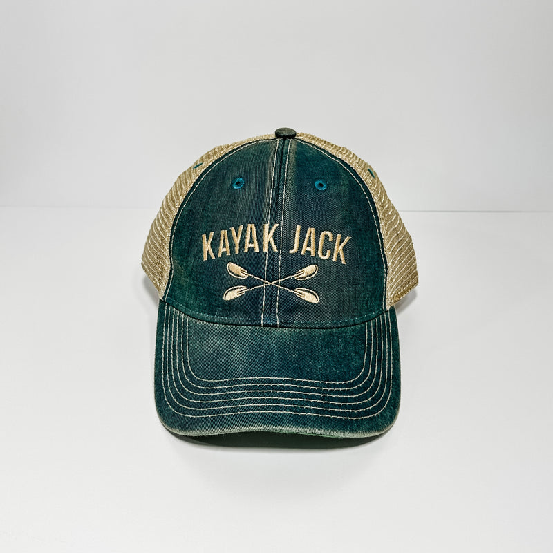 Marine Blue Old Favorite Trucker Cap Hat for Kayakers - Kayak Jack