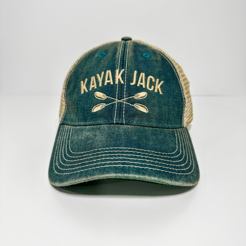 Marine Blue Old Favorite Trucker Cap Hat for Kayakers - Kayak Jack