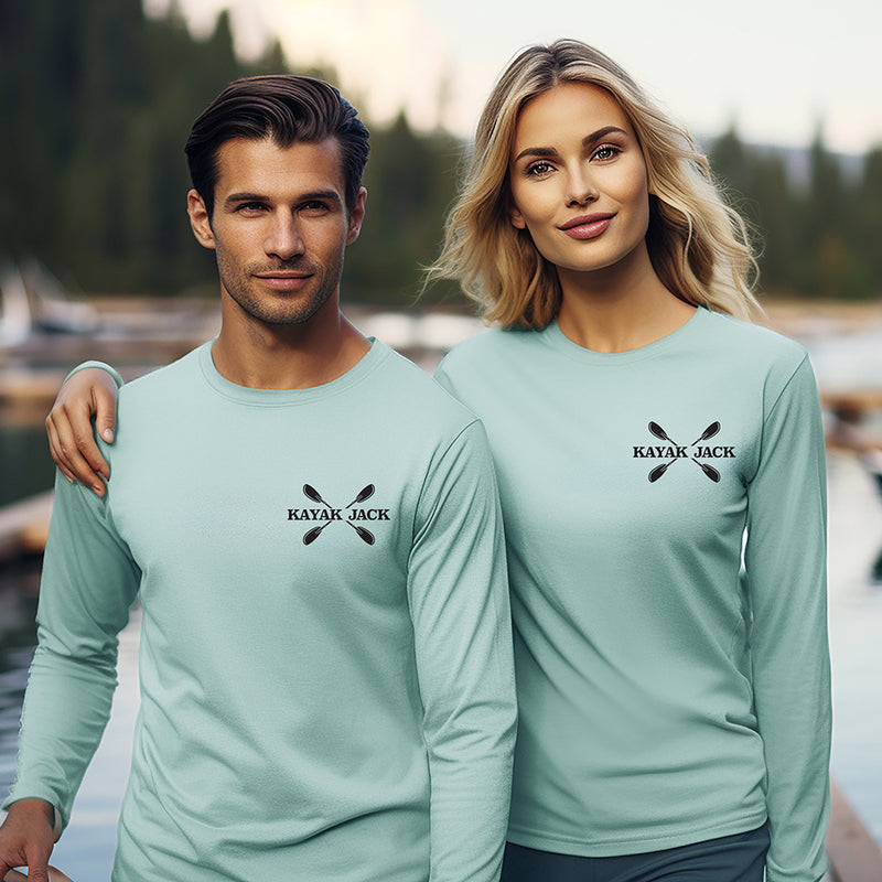 Paddling Will Continue Until Morale Improves Kayaking UPF Shirt - Kayak Jack