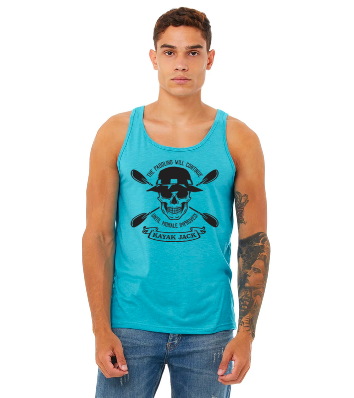 The Paddling Will Continue Until Morale Improves Kayaking Tank Top