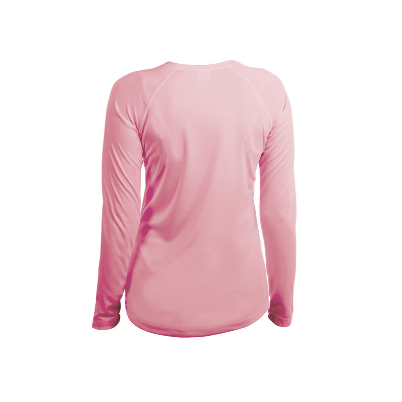Women’s UPF SPF Long Sleeve Kayaking UV Sun Shirt Pink- Kayak Jack