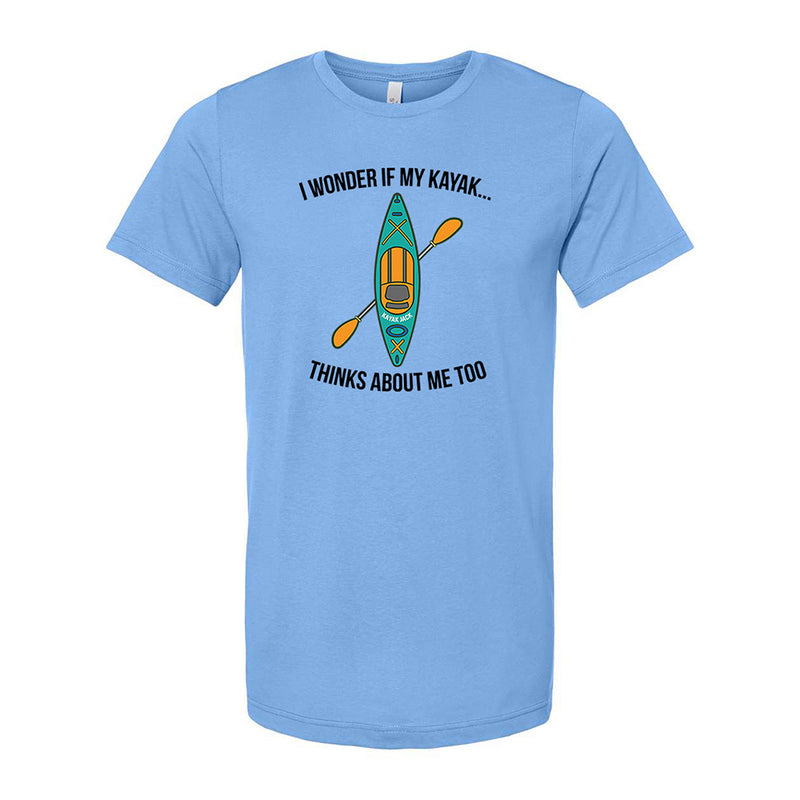 I Wonder If My Kayak Thinks About Me Too T-Shirt
