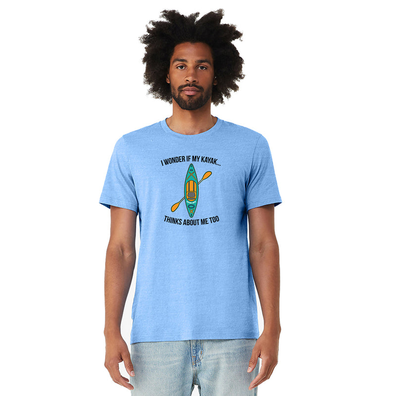 I Wonder If My Kayak Thinks About Me Too T-Shirt