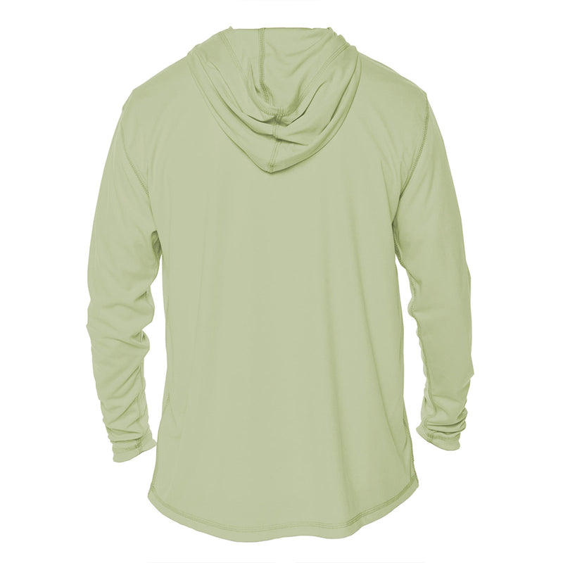Men’s UPF 50 Sun Protection Kayaking Hoodie Shirt Sage - Kayak Jack