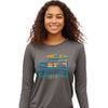 Kayak Long Sleeve Shirt Unisex Graphic Tee for Kayakers