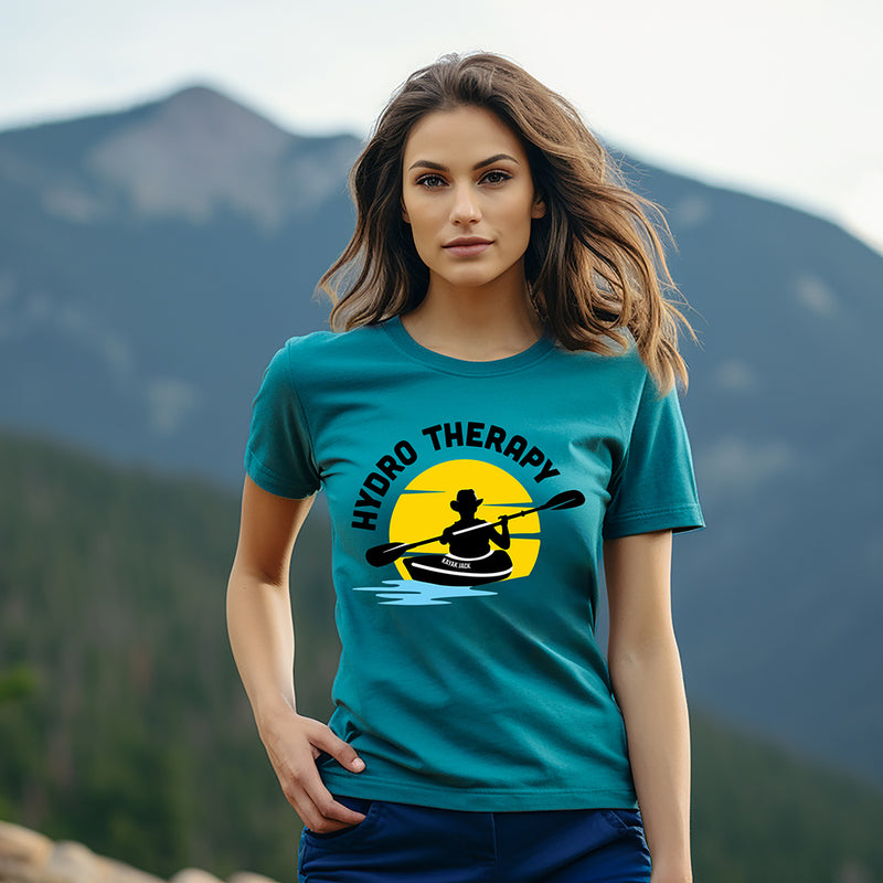 Hydro Therapy Kayaking Tee Shirt Unisex T-Shirt - Kayak Jack