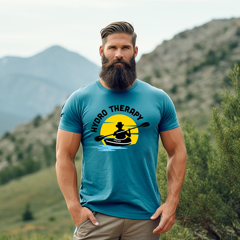 Hydro Therapy Kayaking Tee Shirt Unisex T-Shirt - Kayak Jack