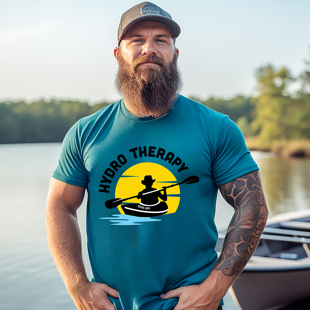 Hydro Therapy Kayaking T-Shirt - Kayak Jack Large