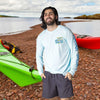 Men’s UPF 50 Sun Protection Performance Kayaking Shirt Blue - Kayak Jack