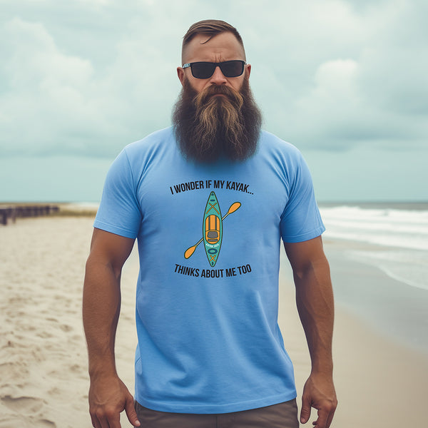 I Wonder If My Kayak Thinks About Me Too T-Shirt