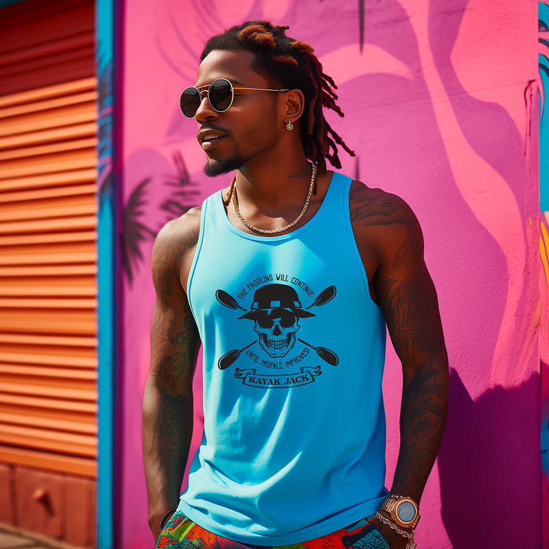 The Paddling Will Continue Until Morale Improves Kayaking Tank Top