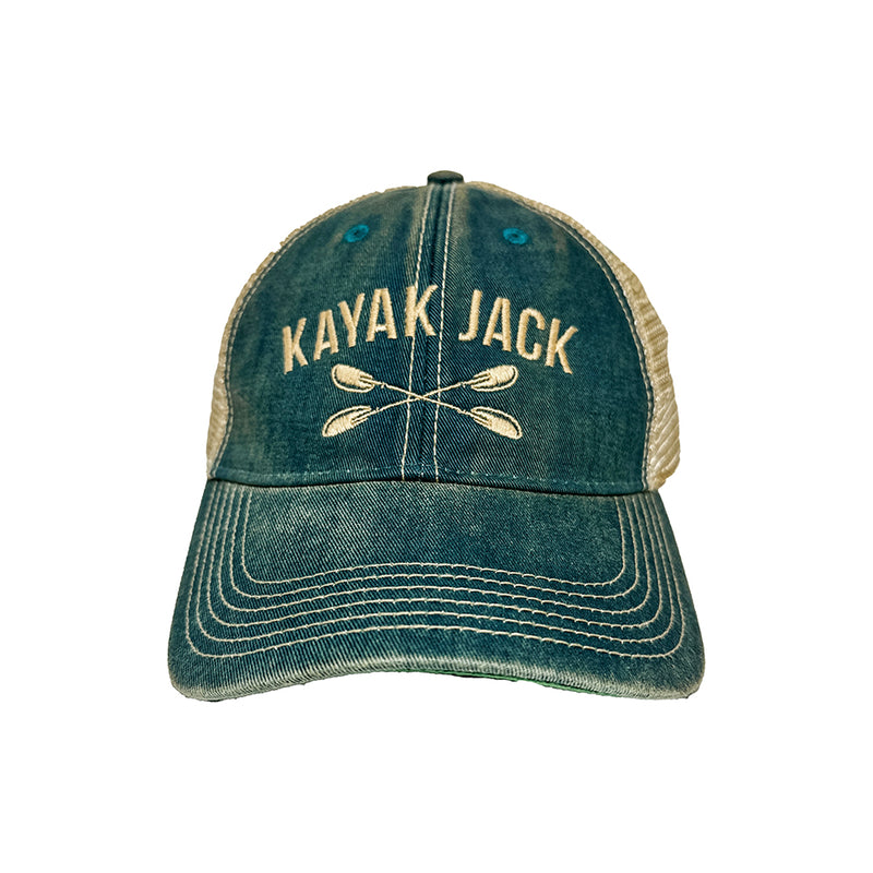 Marine Blue Old Favorite Trucker Cap Hat for Kayakers - Kayak Jack