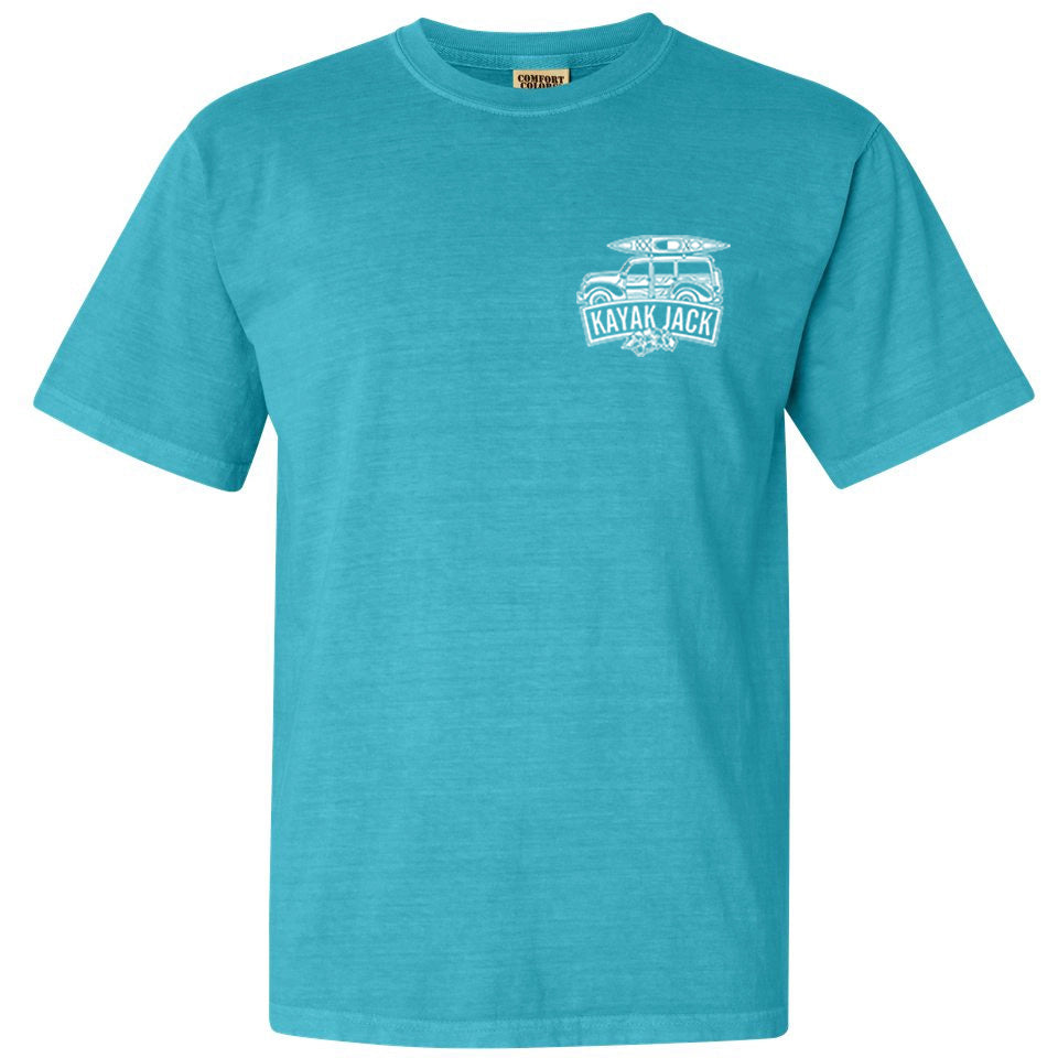 Kayak Tee Shirt Comfort Colors T-Shirt - Kayak Jack Medium